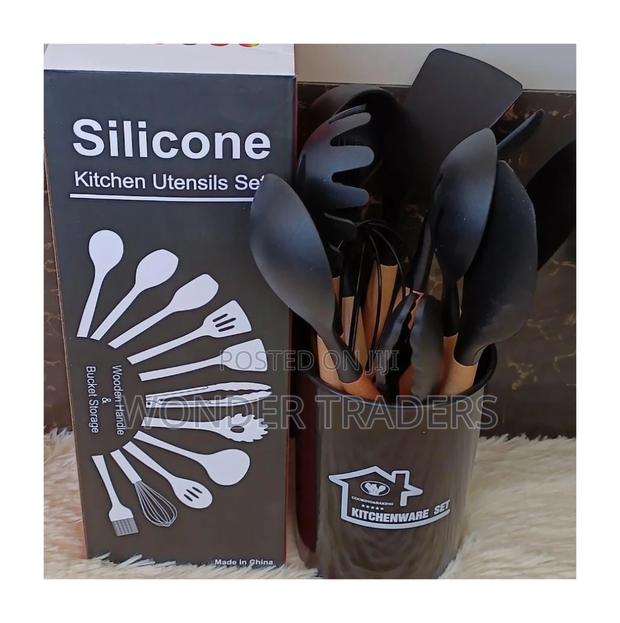 Silicone Spoon Kitchen Utensils Set