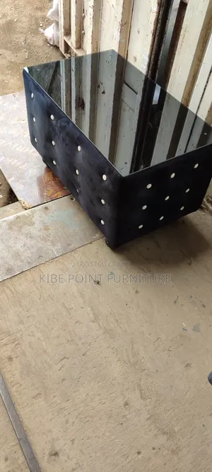 Oval Ottoman Coffee Table 18by36 1nches Glass Top Available
