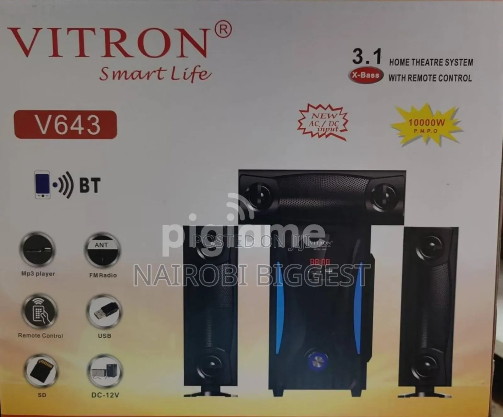 Vitron Black 3.1 Best Woofer System