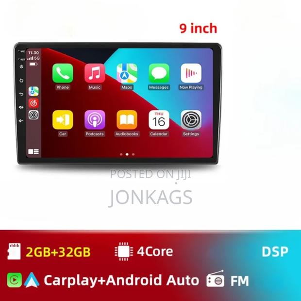 Inbuilt Carplay/Android Auto 9 Inches Android Radio 2GB 32GB