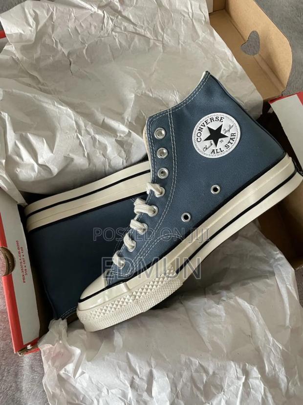 Blue Converse - main view