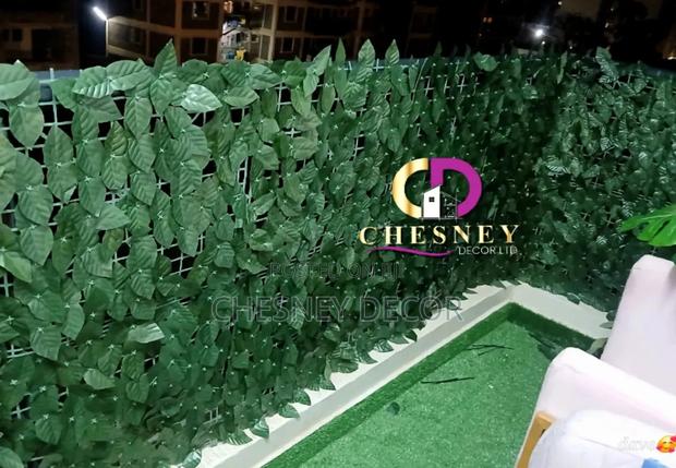 Balcony Privacy Artificial Leaves