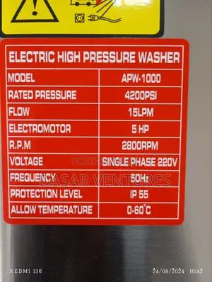 Pressure Washer Aico APW-1000