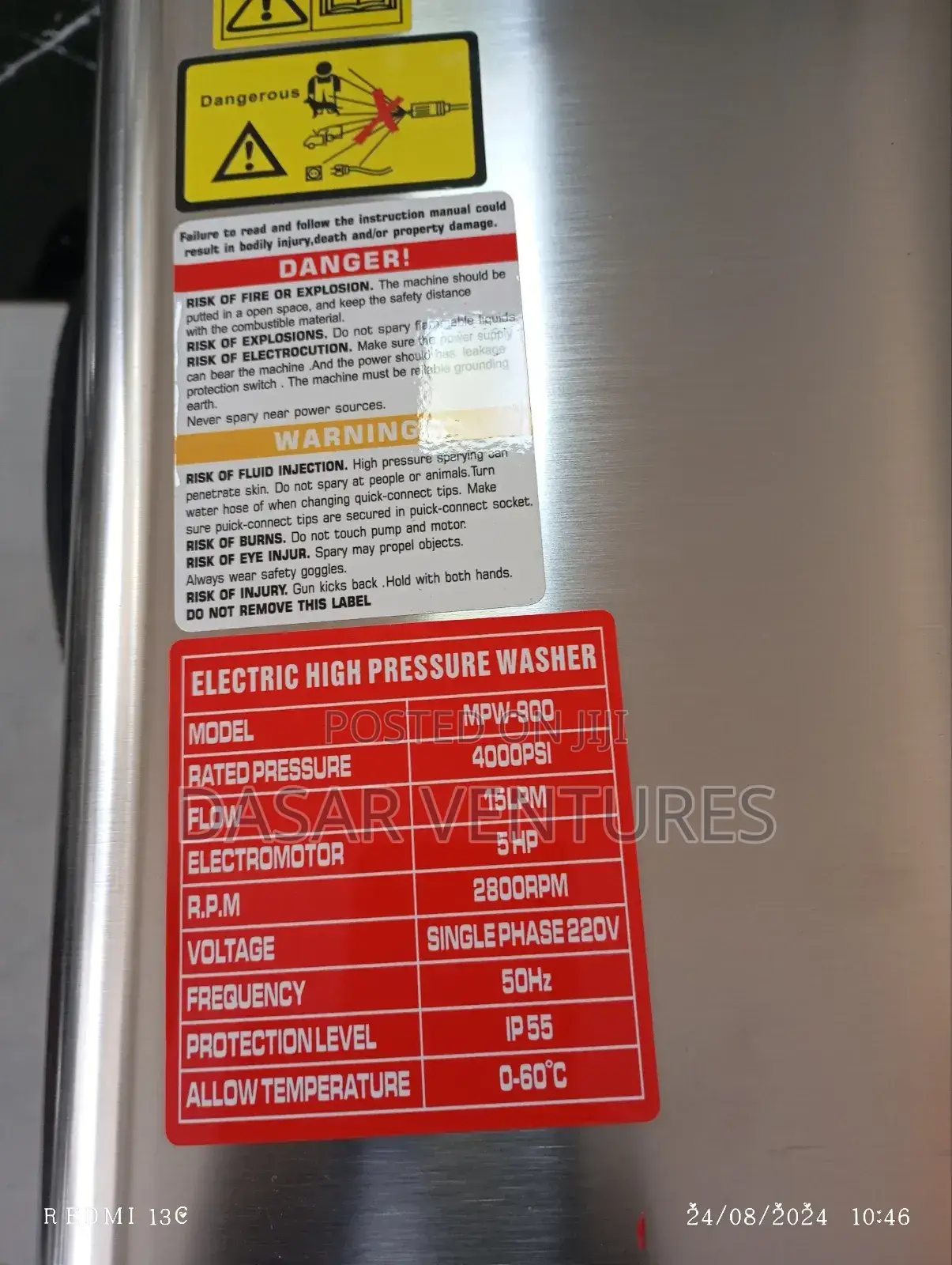 Milano Pressure Washer - MPW-900