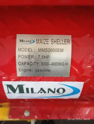 Maize Sheller Machine -4000kgs/Hr
