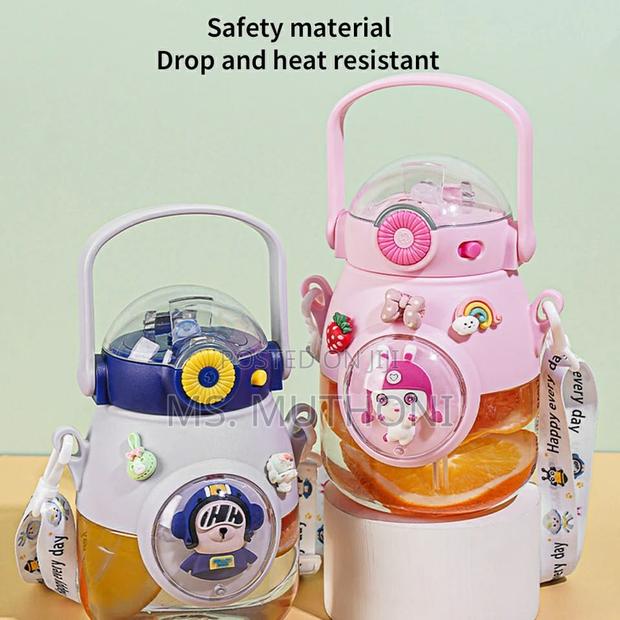 Cartoon Themed BPA FREE Water Bottle Available