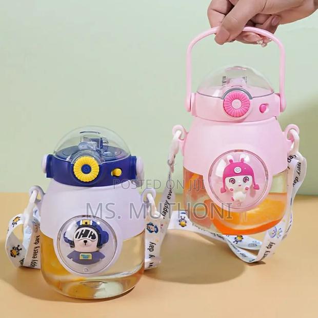 Cartoon Themed BPA FREE Water Bottle Available - thumbnail 4