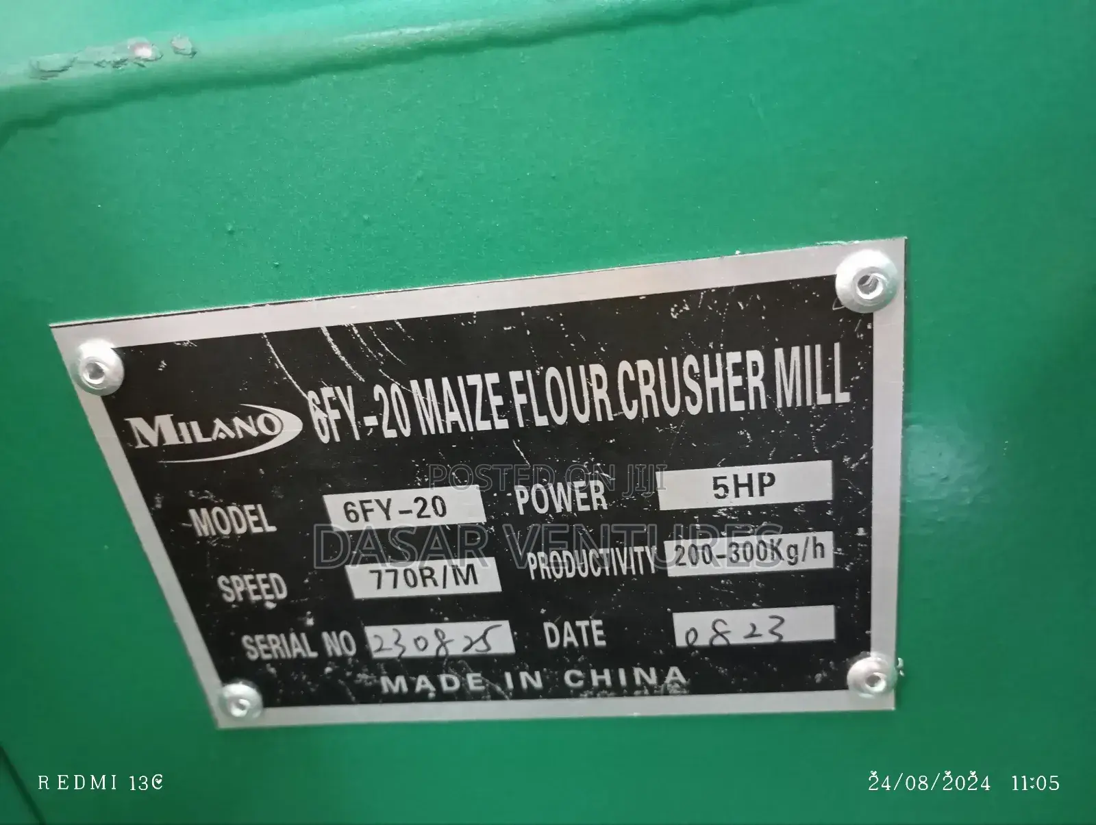 Maize Roller Mill Machine - 6fy-35