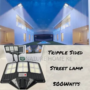 Solar Triple Sided Street Light