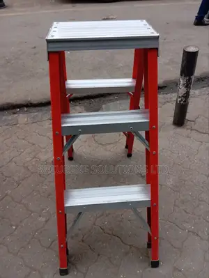 Fiberglass Double Sided Step Ladder 3 Steps Stool