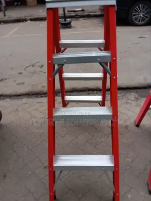 Fibreglass FRP Industrial Double Sided 4 Steps Ladder