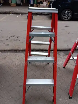 Fibreglass FRP Industrial Double Sided 4 Steps Ladder