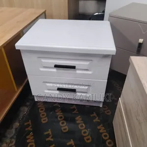 Classy White Bedside Drawers