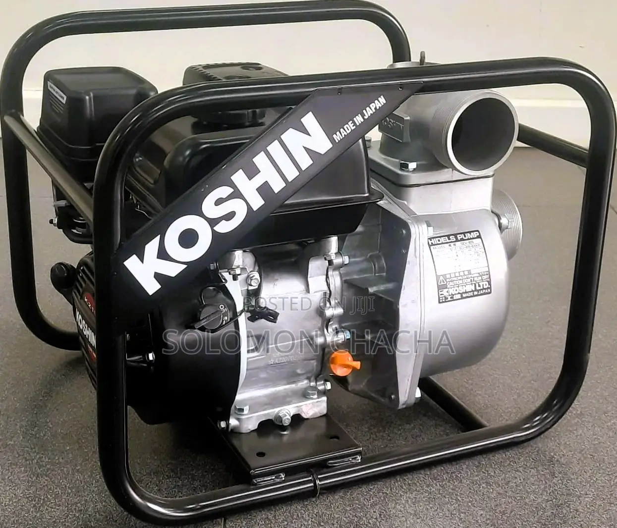 SEV-80E BAA-0 Koshin Black Water Pump 3 Inches Engine