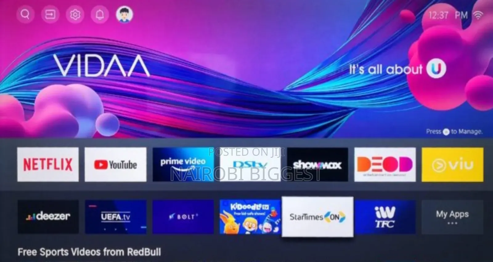Hisense A6 43" Frameless Television