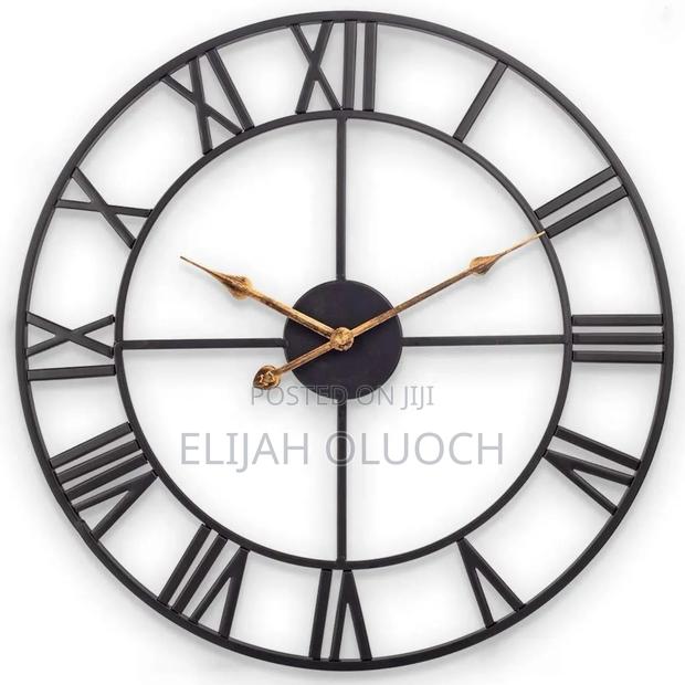 *60cm Antique Roman Numerals Wall Clock* - thumbnail 3