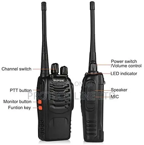 UHF Rechargable Baofeng Two Way Radio
