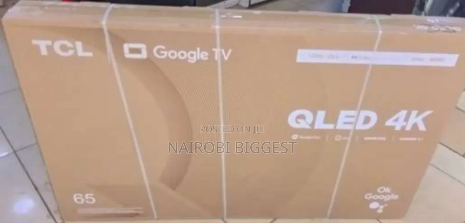 Tcl 65" 4khdr Frameless High Resolution Television
