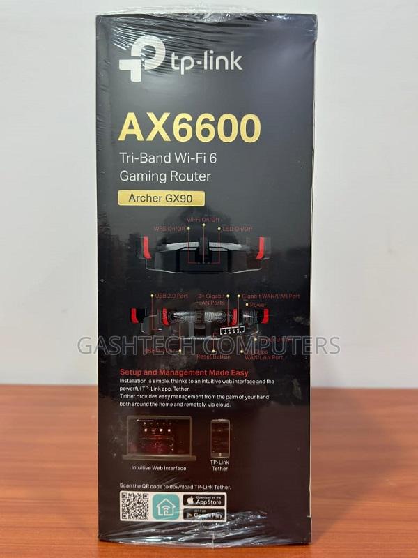 Tp-Link Gaming Router Tp-Link Ax6600 Wifi 6 *Tl-Archer Gx90 - thumbnail 3