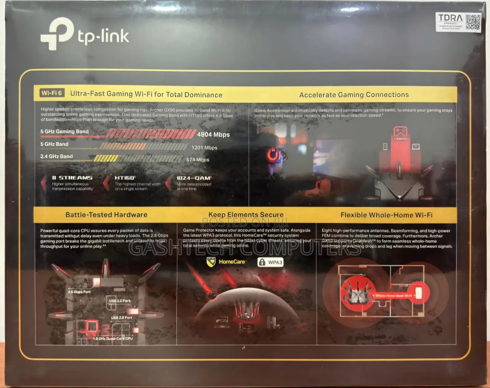 Tp-Link Gaming Router AX6600 Archer GX90 WIFI 6