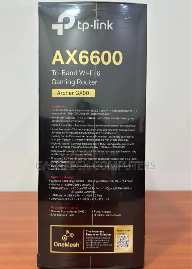 Tp-Link Gaming Router AX6600 Archer GX90 WIFI 6 - thumbnail 2