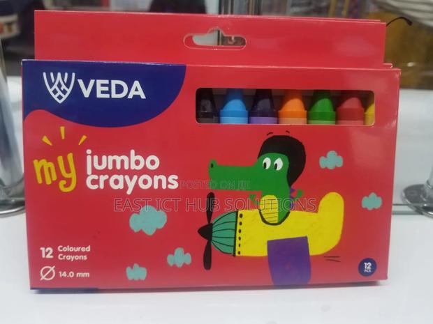 Veda Jumbo Crayons Per Dozen - thumbnail 2