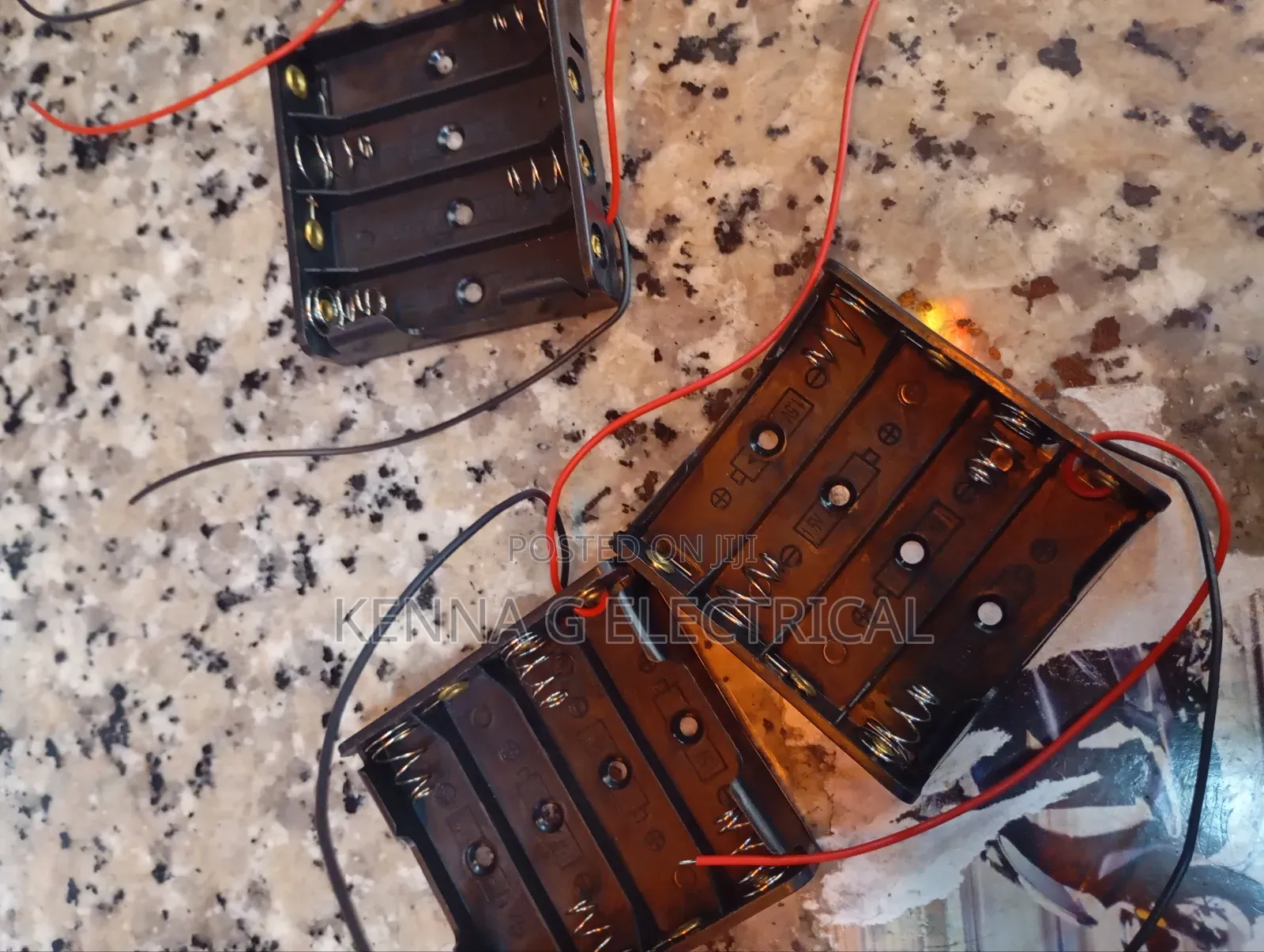 Four 4 AA Battery Holder