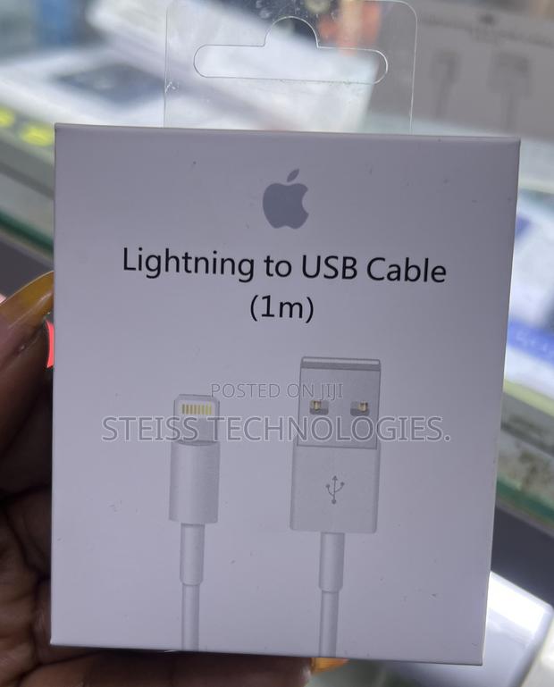 iPhone 1m Lightning to Usb Cable. - thumbnail 2
