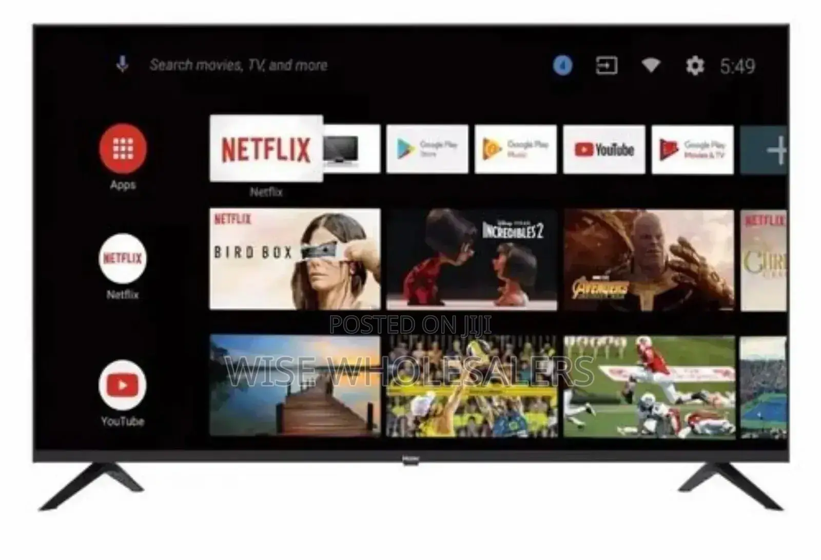 Gld 43 Inch Smart Tv Android Full Hd Bluetooth Netflix,'