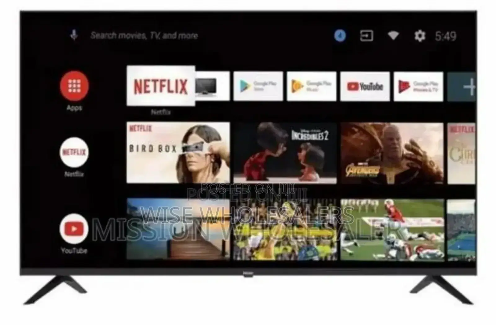 Gld 50′′ Inch Uhd Smart Android Tv,Bluetooth