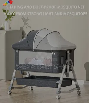 Baby Co Sleeper/Bedside Crib With Rocking System