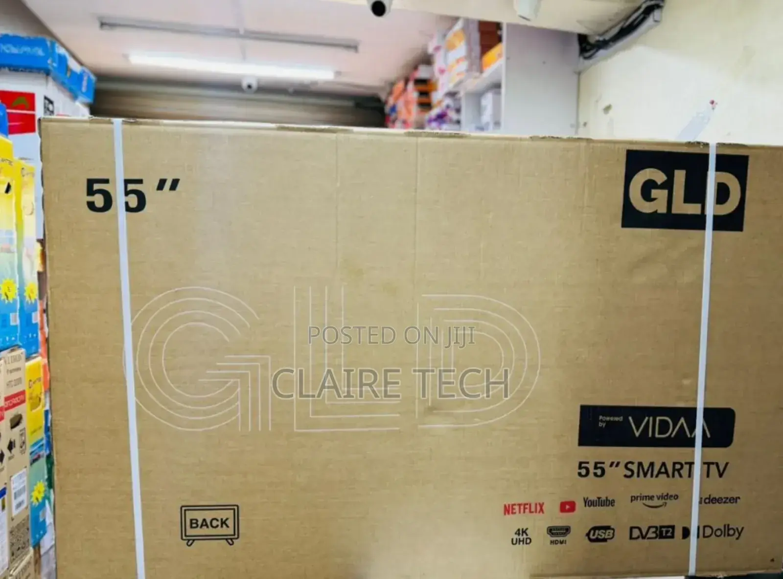 Brand New GLD 55 Inches Smart Android Flameless Tv