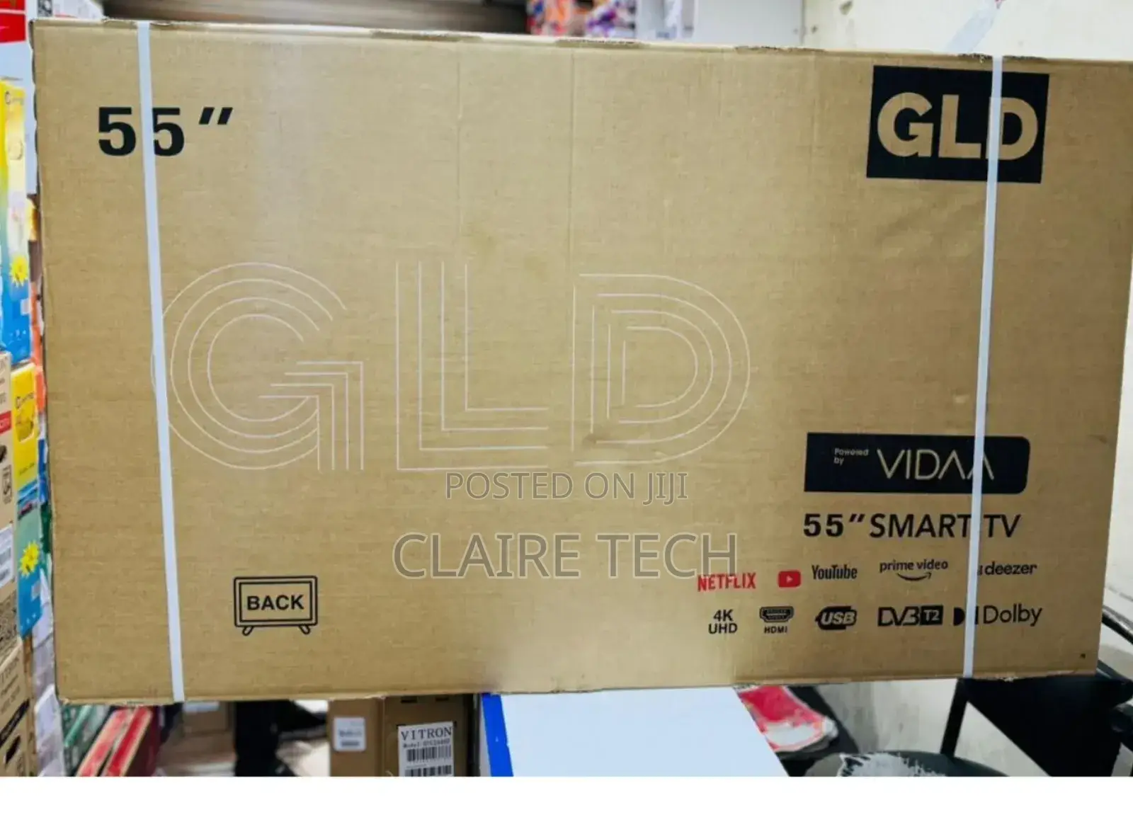 Brand New GLD 55 Inches Smart Android Flameless Tv