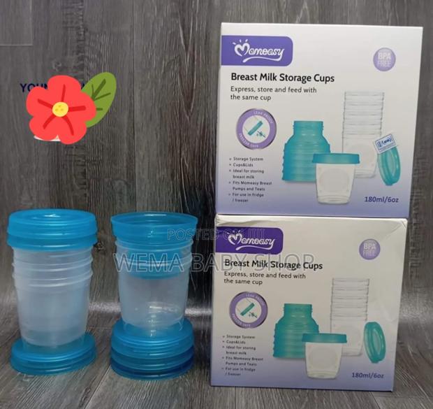 Momeasy Breast Milk Storage Cups - main view