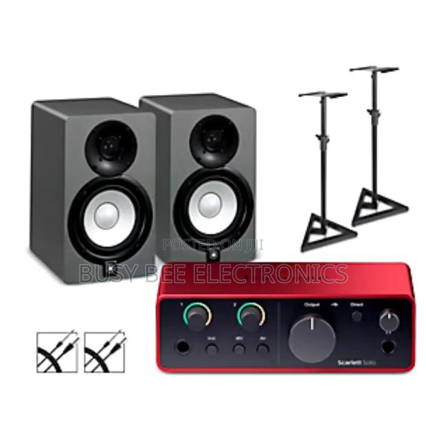 Scarlett Solo With Yamaha Hs Studio Monitor Pair Bundle - main view