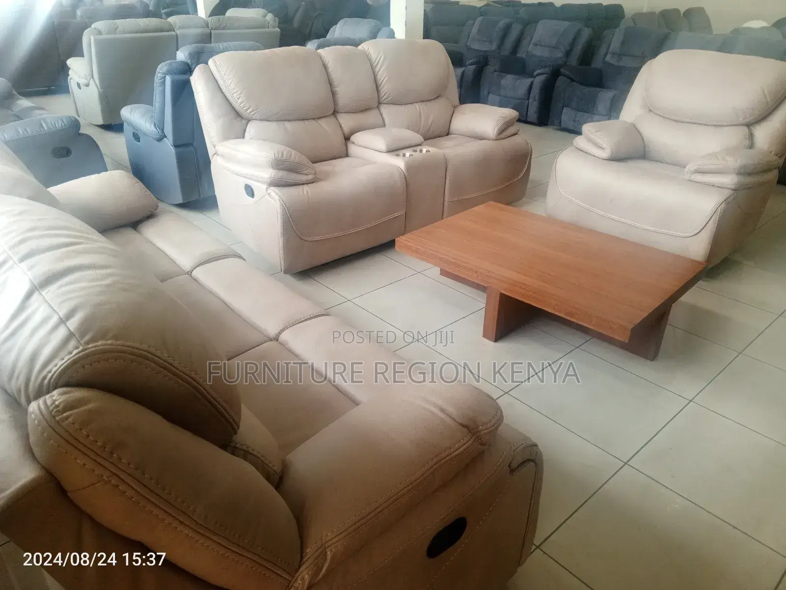 Seven Seater King Size Recliner Sofas