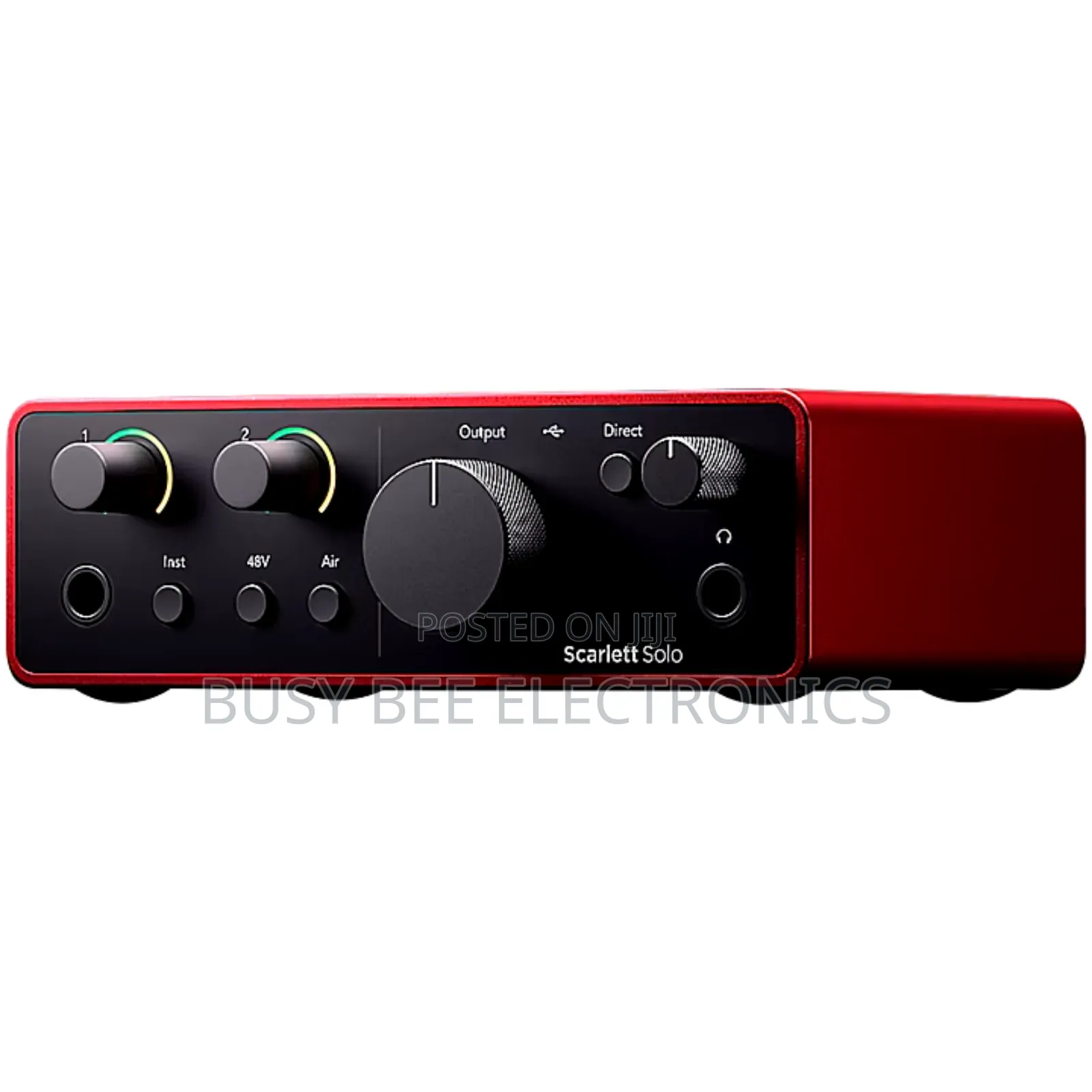 Scarlett Solo With Yamaha Hs Studio Monitor Pair Bundle