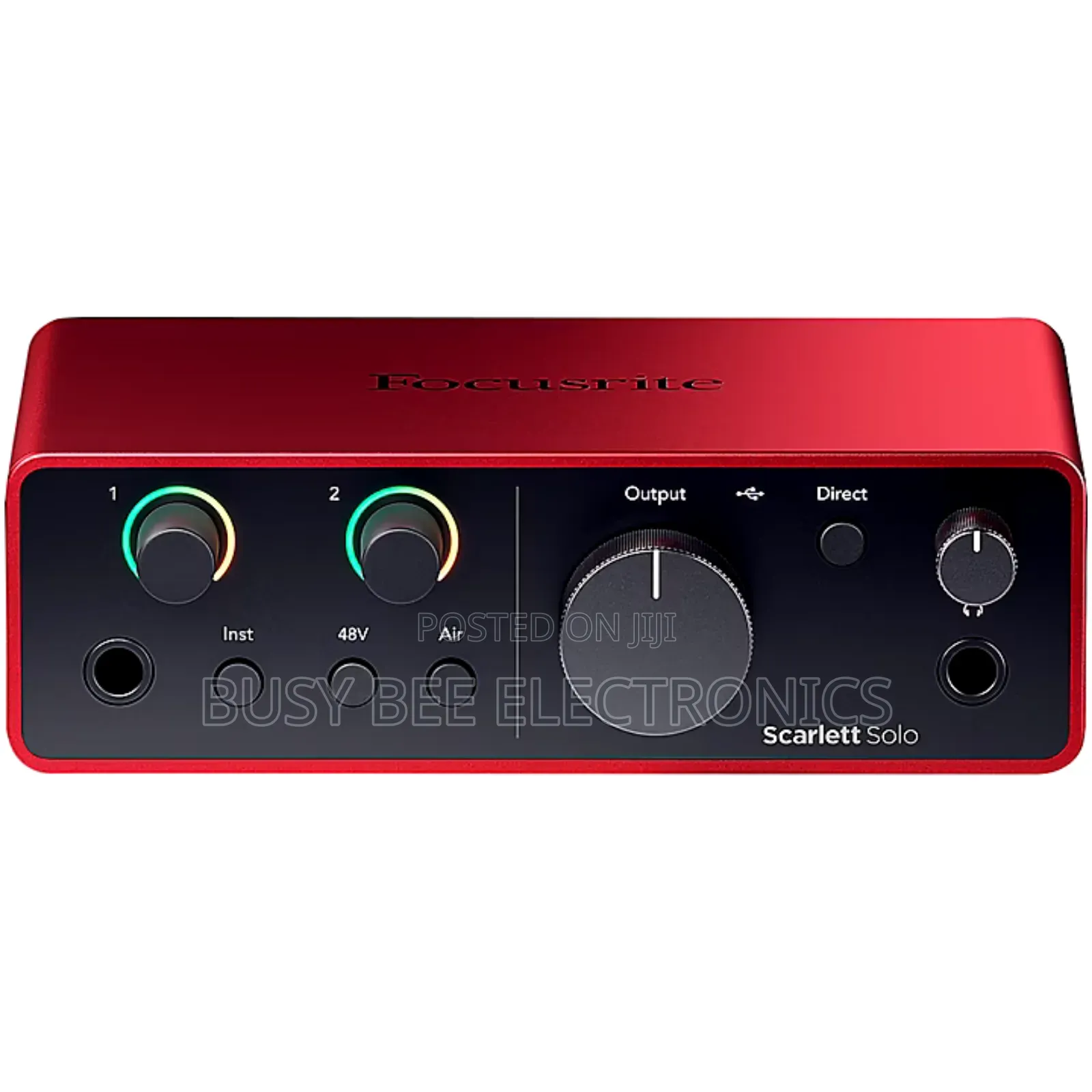 Scarlett Solo With Yamaha Hs Studio Monitor Pair Bundle