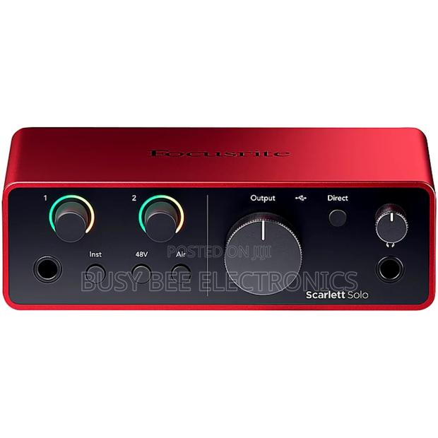 Scarlett Solo With Yamaha Hs Studio Monitor Pair Bundle - thumbnail 8