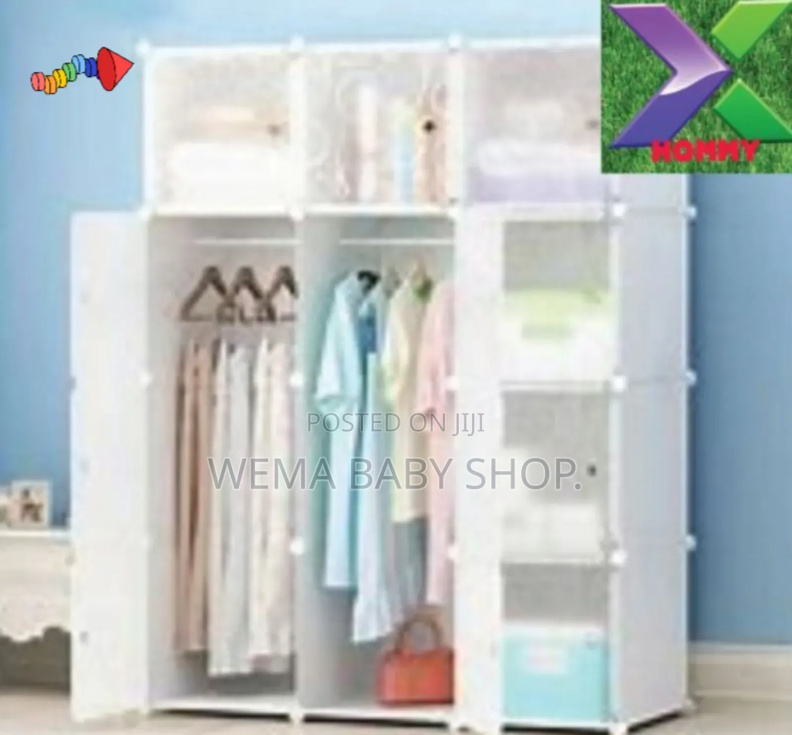 Hard Semi Permanent Plastic Wardrobes With Inbuilt Shoe Rack