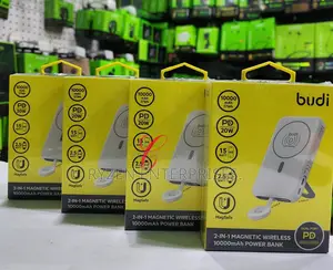 Budi PB081W PD 20W 10,000mah Magnetic Wireless Power Bank Wi