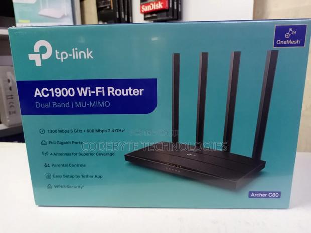 Tp-Link Archer C80 AC1900 Wireless MU-MIMO Wi-Fi 5 Router^ - main view