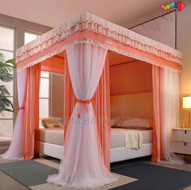 Quality Heavy Duty 4 Stand Decorative Mosquito Nets - thumbnail 3