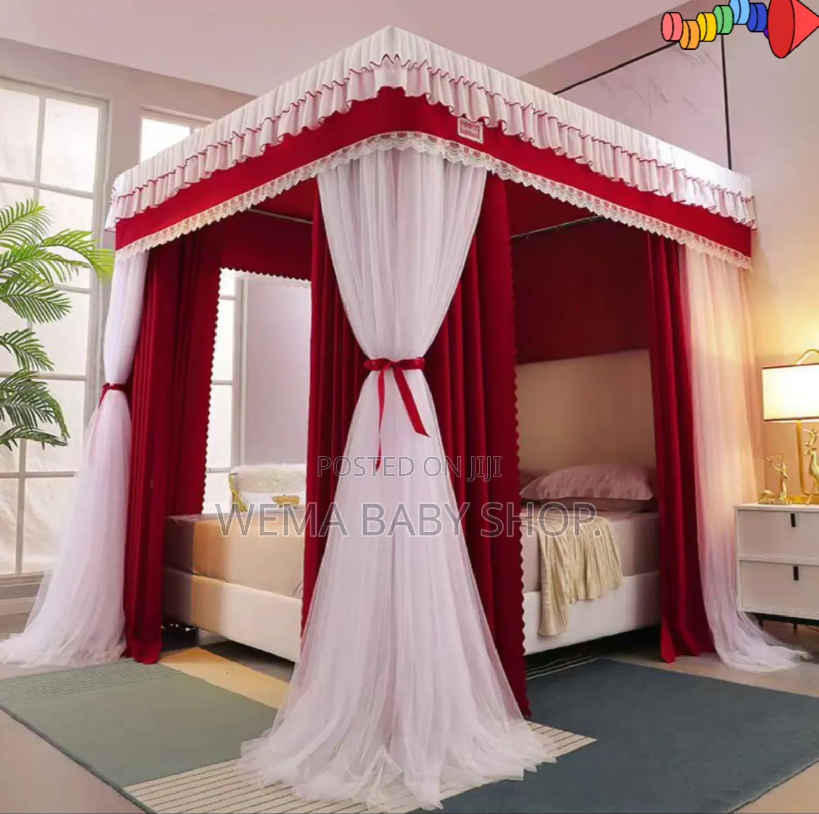 Quality Heavy Duty 4 Stand Decorative Mosquito Nets