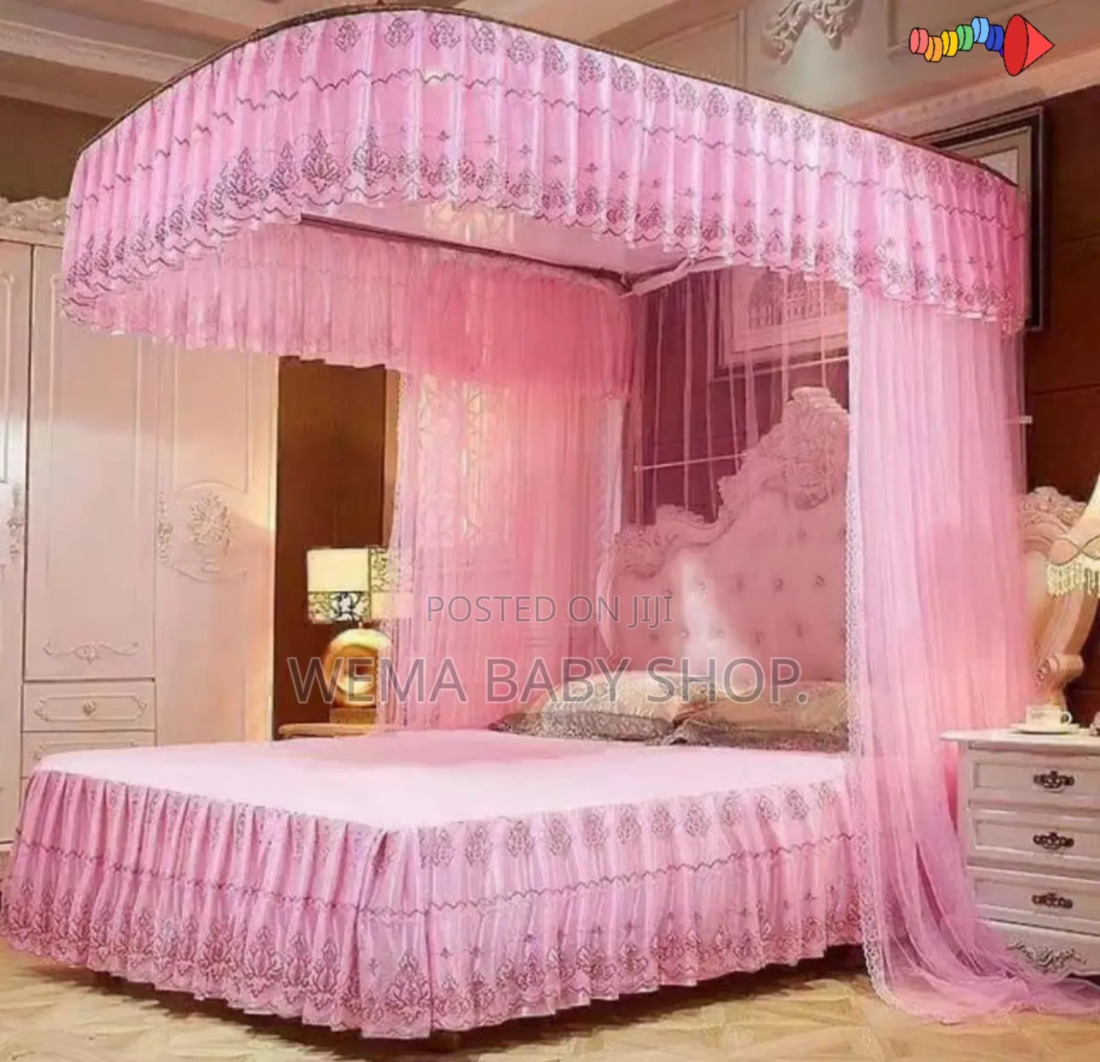 Quality 2 Stand Mosquito Nets With Sliding Rails