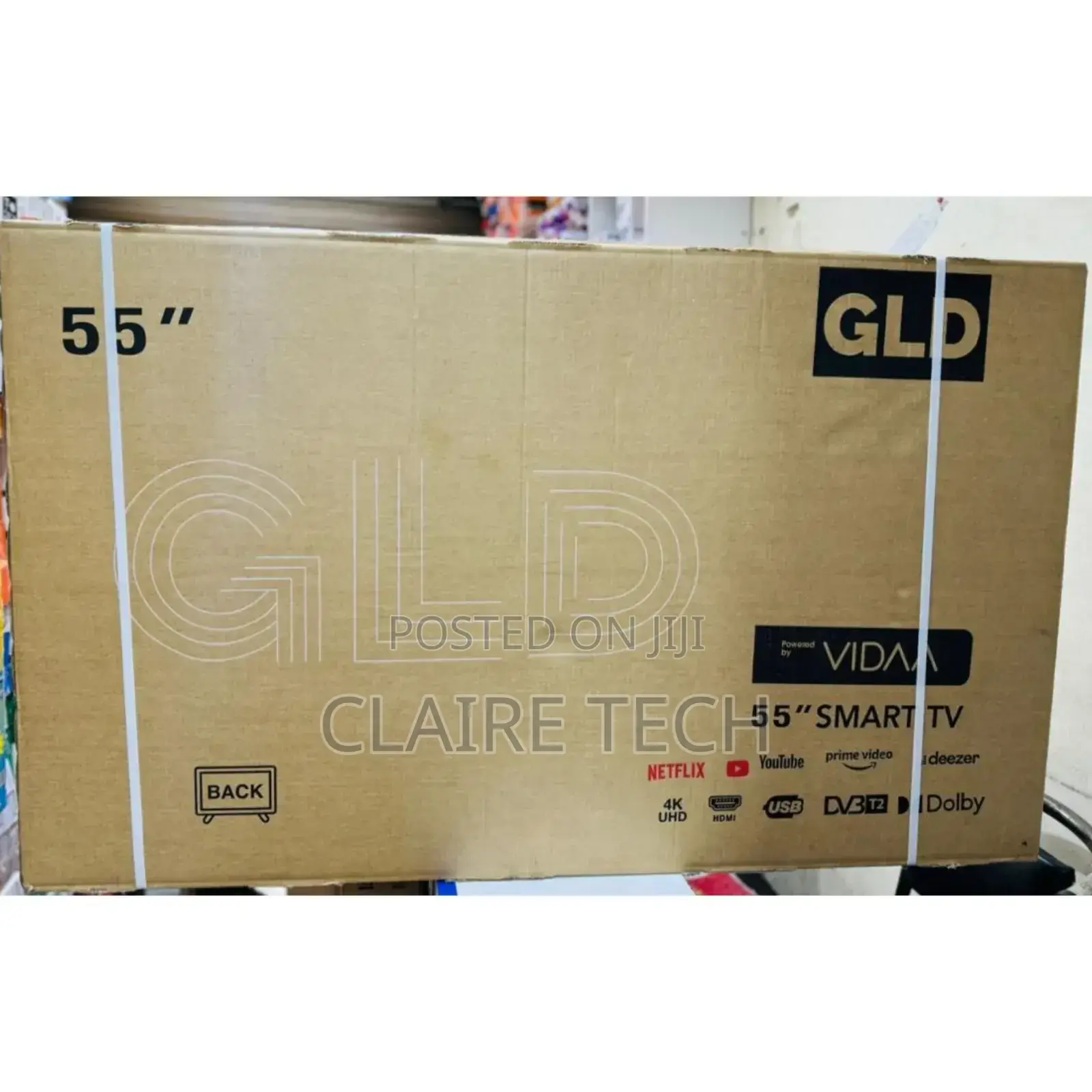 GLD 55" Smart Vidaa OS Frameless Ultra HD LED Television