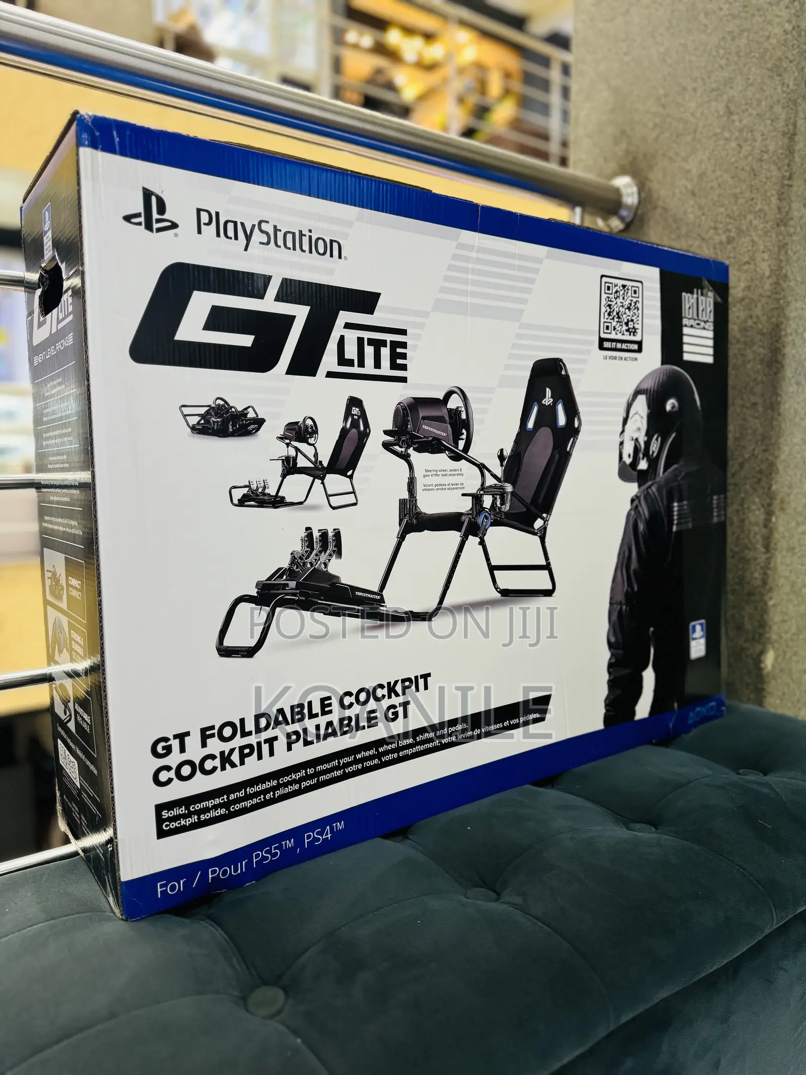 Gt Lite Gaming Foldable Cockpit. G29 Racing Wheel Seat