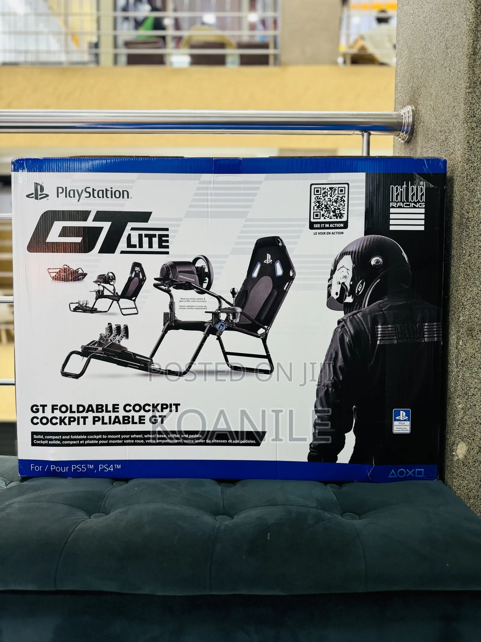 Gt Lite Gaming Foldable Cockpit. G29 Racing Wheel Seat