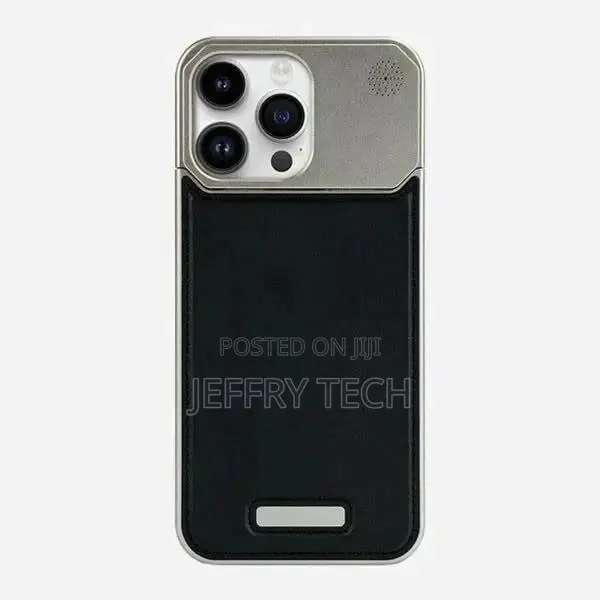 Flex Premium Metallic Leather Case 14 Pro Max