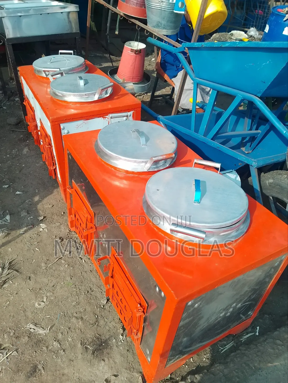 Energy Saving School Boilers With Two Stainless Sufuria
